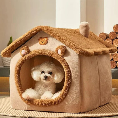 Funki Findz | Pet Beds | Dog Cat Foldable Pet House Washable