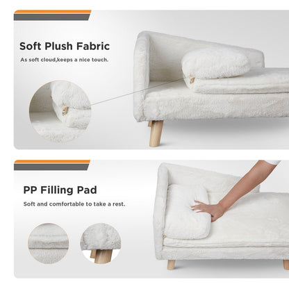 Funki Findz | Pet Beds | Luxury Dog Cat Raised Chaise Lounge