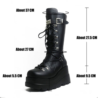 Funki Findz | Boots | Women's New Gothic Style Platform Boots
