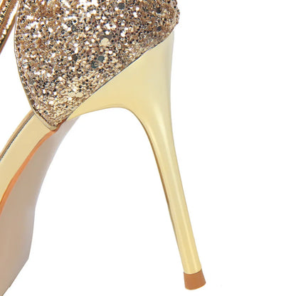 Funki Findz | Shoes | Women's Sparkly Glitter Wedding Sandals