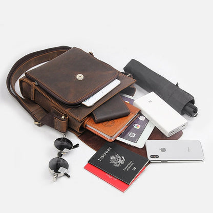 Funki Findz | Bags | Messenger Bags | Men's Leather Crossbody