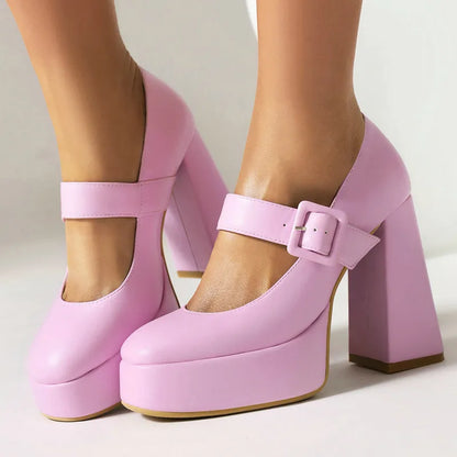 Funki Findz | Shoes | Women's Mary Jane Platform High Heels