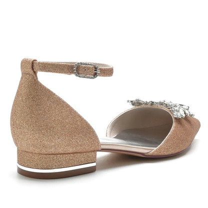 Funki Findz | Shoes | Women's Crystal Beaded  Bridal Prom Flats