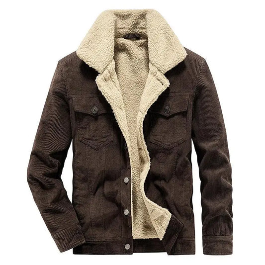 Funki Findz | Jackets | Men's Corduroy Fleece Winter Jacket