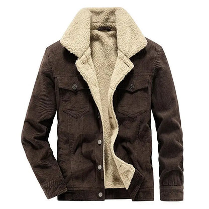Funki Findz | Jackets | Men's Corduroy Fleece Winter Jacket