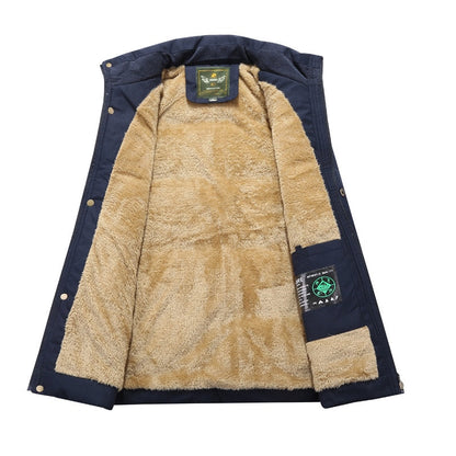 Funki Findz | Jackets | Men's Warm Winter Hooded Fleece Parka