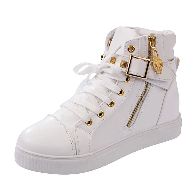 Funki Findz | Boots | Women's Zip Buckle Ankle Boot Sneakers