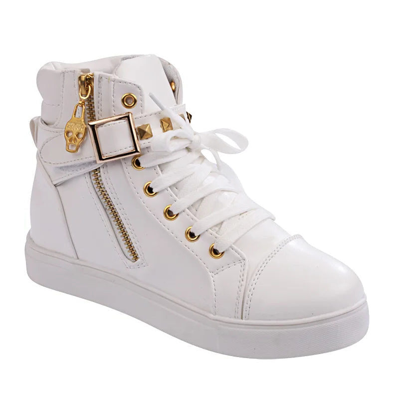 Funki Findz | Boots | Women's Zip Buckle Ankle Boot Sneakers