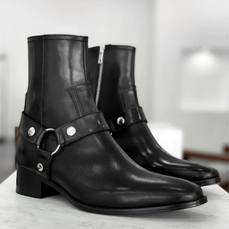 Funki Findz | Boots | Men's Vintage Chelsea Boots | Real Leather