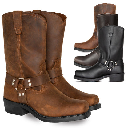 Funki Findz | Boots | Men's Vintage Biker Western Cowboy Boots