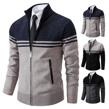 Funki Findz | Sweaters | Men's Slim Mock Neck Zip Up Cardigans