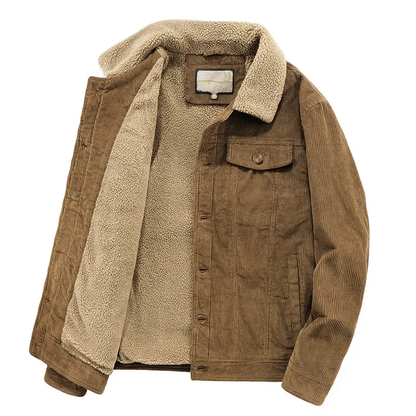 Funki Findz | Jackets | Men's Padded Corduroy Fleece Jacket