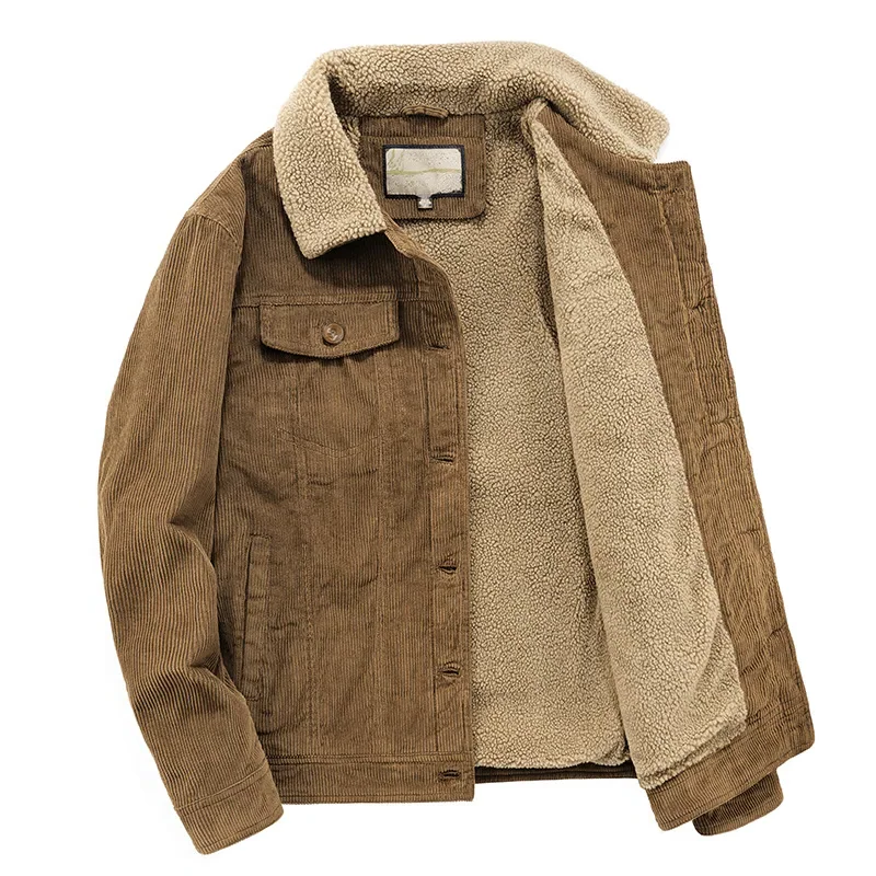 Funki Findz | Jackets | Men's Padded Corduroy Fleece Jacket