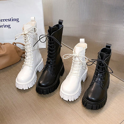 Funki Findz | Boots | Women's Gothic Punk Chunky Platform Boot