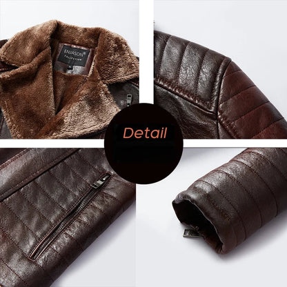 Funki Findz | Jackets | Men's Faux Leather Windbreaker Jacket