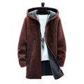 Funki Findz | Jackets | Men's Warm Drawstring Hooded Overcoat