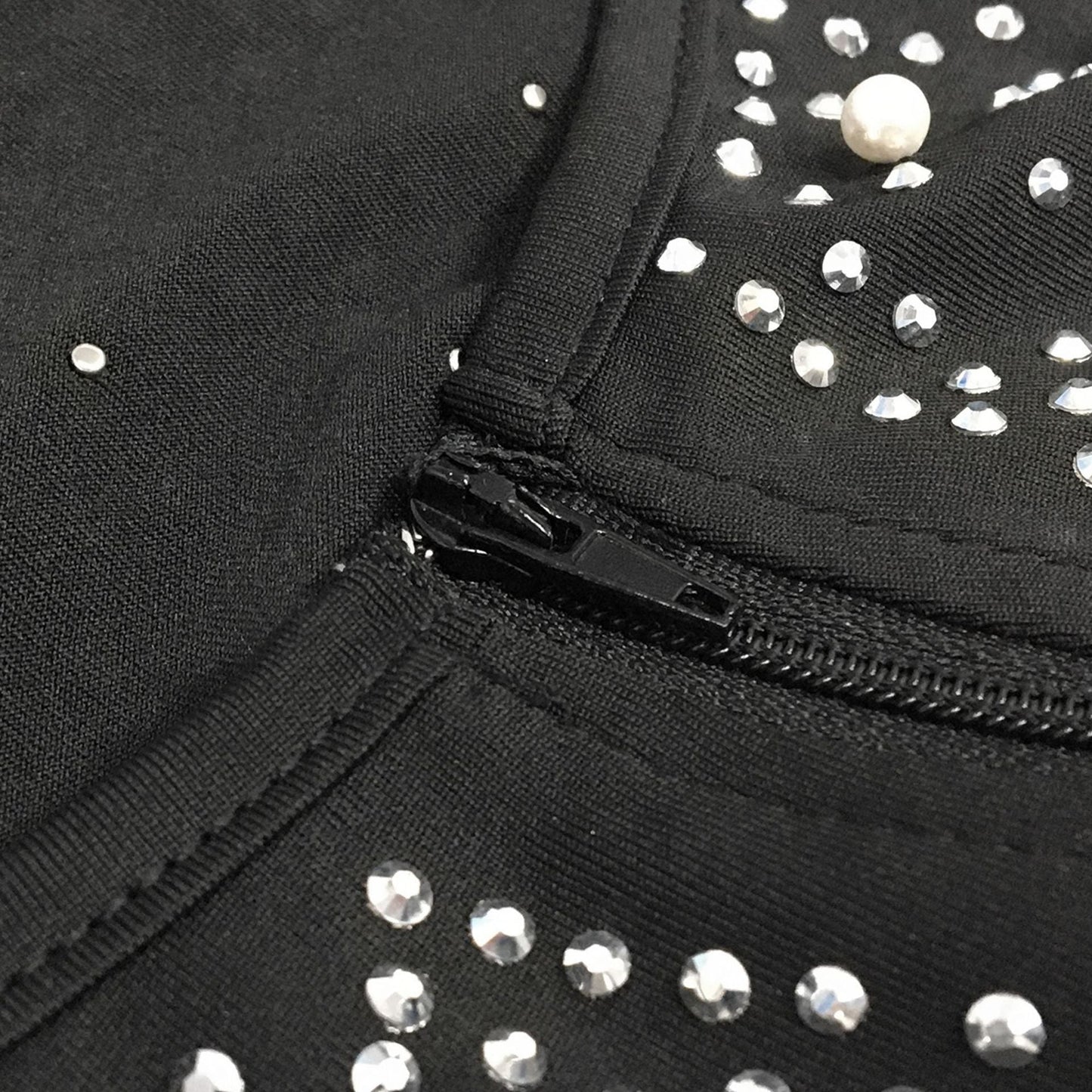 Funki Findz | Dresses | Women's Beaded Pearl Bodycon Dress