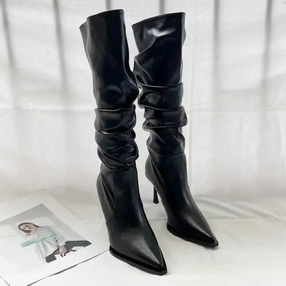 Funki Findz | Boots | Women's Fashion Pointed Toe Stiletto Boots