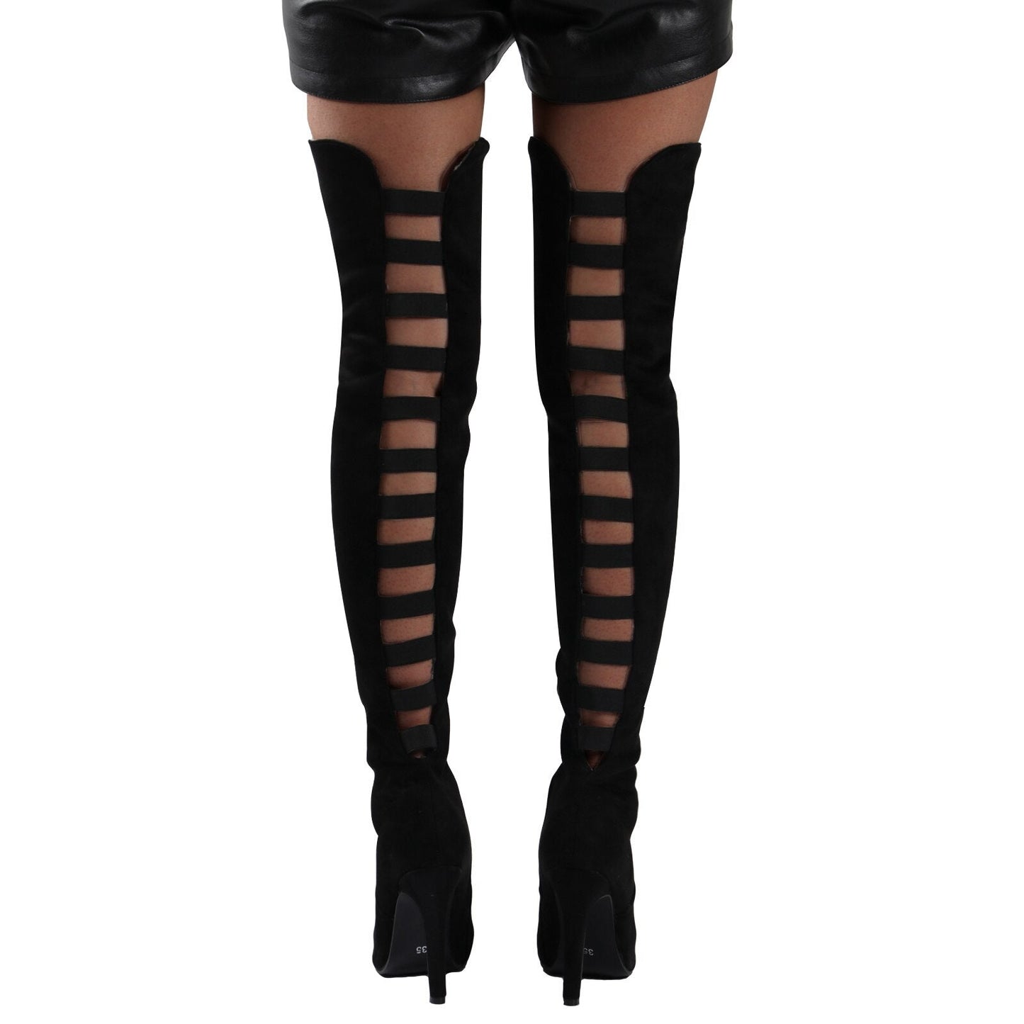 Funki Findz | Boots | Women's Over Knee Hollowed Out Boots