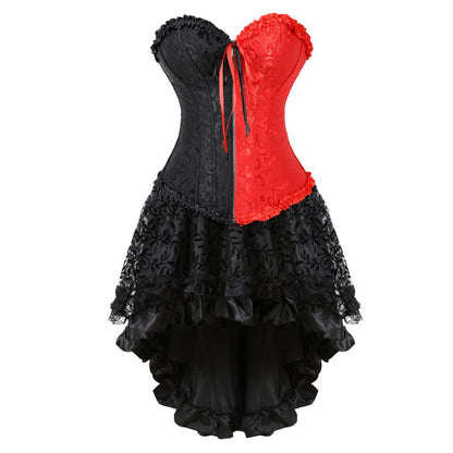 Funki Findz | Dresses | Women's Victorian Gothic Corset Skirt Set
