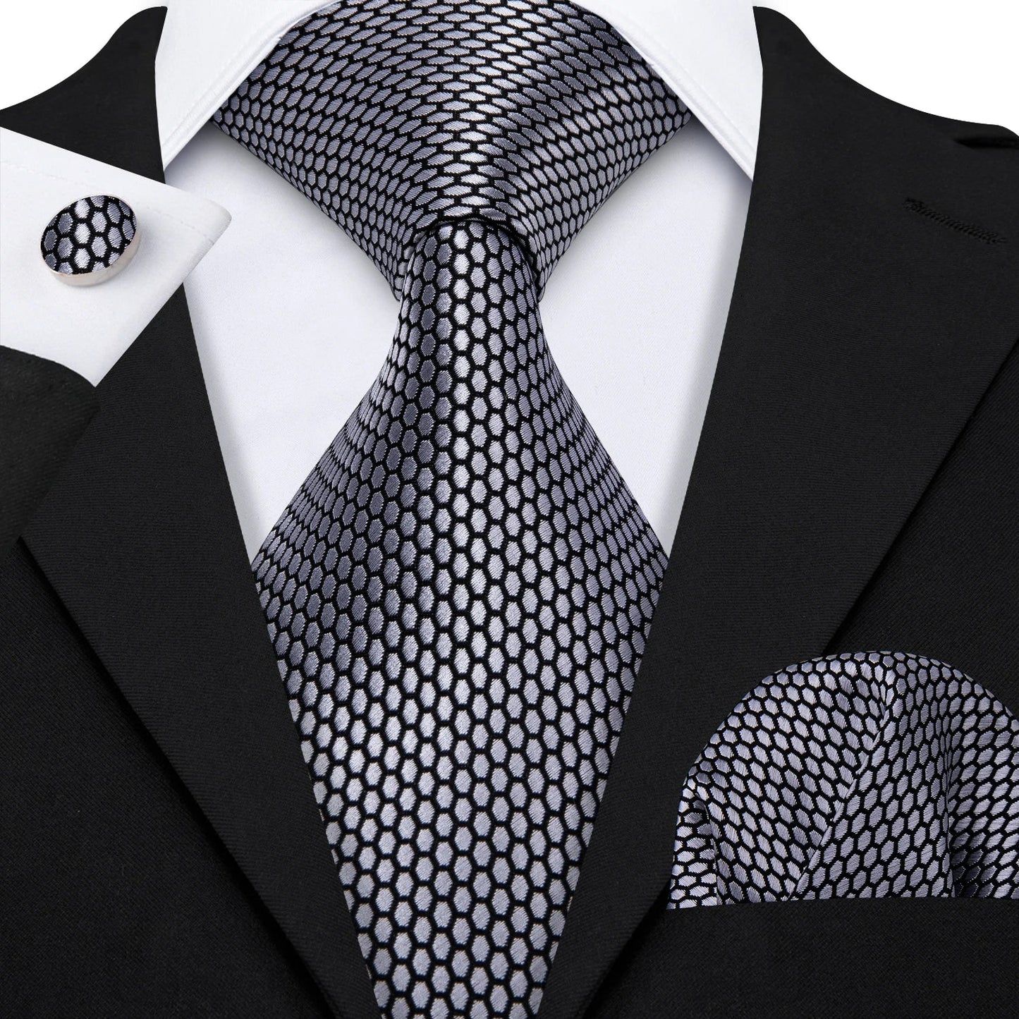 Funki Findz | Neckties | Men's Stylish Formal Silk Ties 3Pcs Sets
