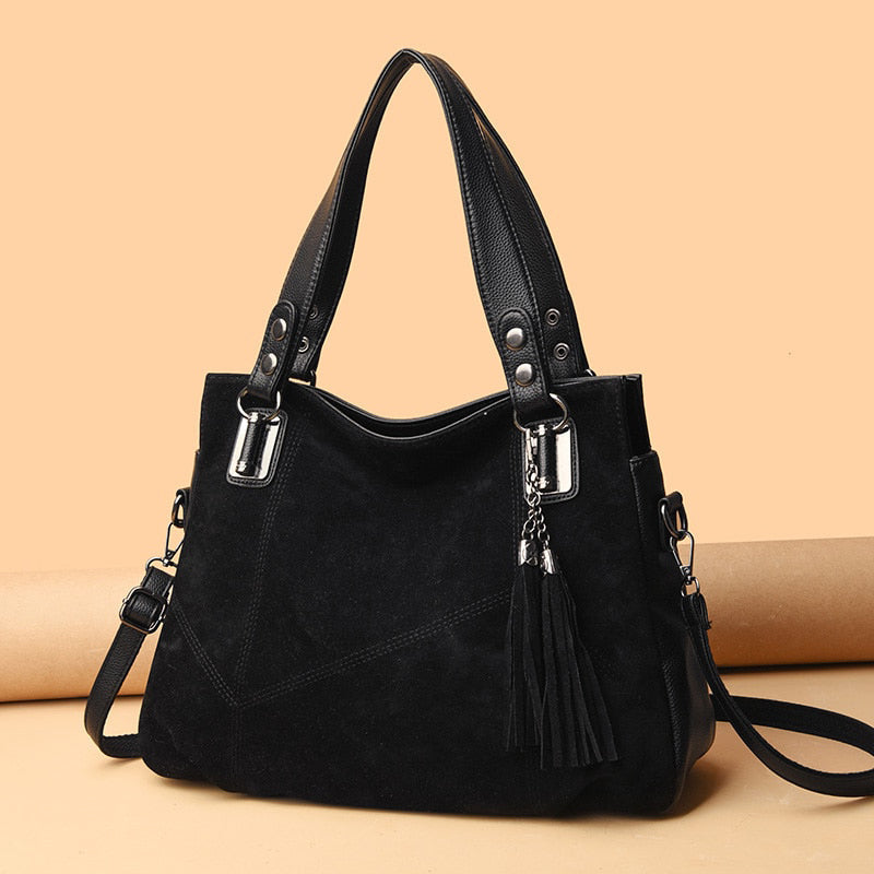Funki Findz | Bags | Handbags | Women's Suede Shoulder Bag