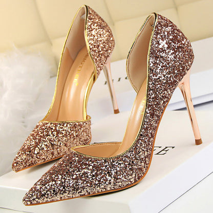 Funki Findz | Shoes | Women's Elegant Glitter Wedding Shoes