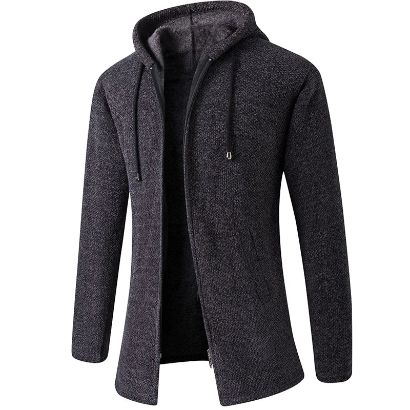 Funki Findz | Jackets | Men's Cashmere Zip Up Hooded Sweater