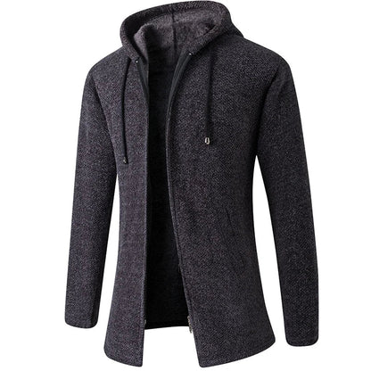 Funki Findz | Jackets | Men's Cashmere Zip Up Hooded Sweater