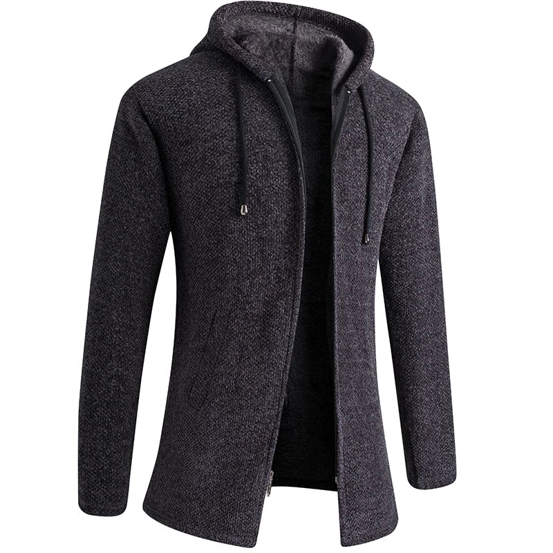 Funki Findz | Jackets | Men's Cashmere Zip Up Hooded Sweater