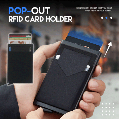 Funki Findz | Wallets | Unisex Slim RFID Pop Up Card Case