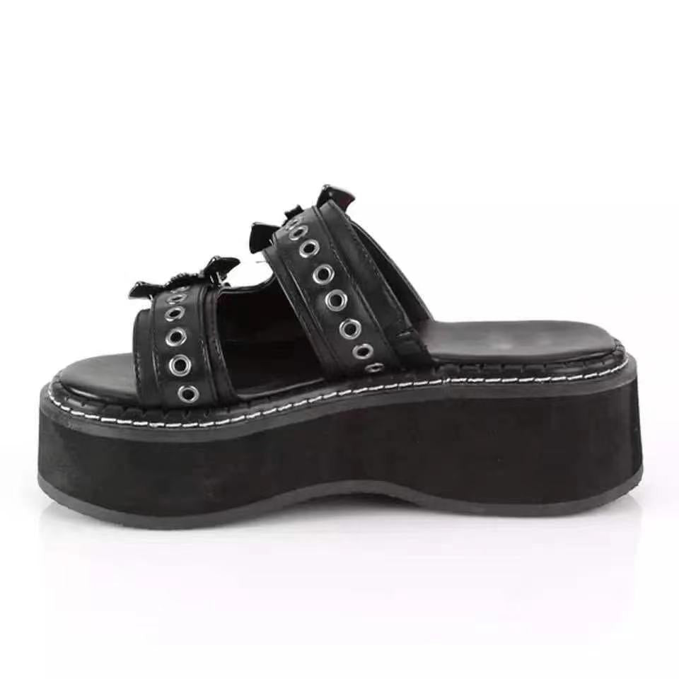 Funki Findz | Shoes | Women's Gothic Platform Wedge Sandals