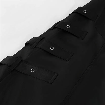 Funki Findz | Skirts | Men's Gothic Punk Buckle Strap Half Skirts