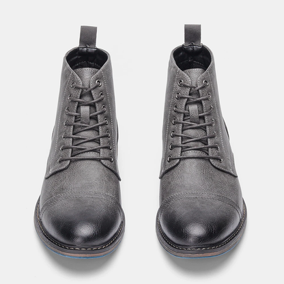 Funki Findz | Boots | Men's Faux Leather Smart Dress Boots