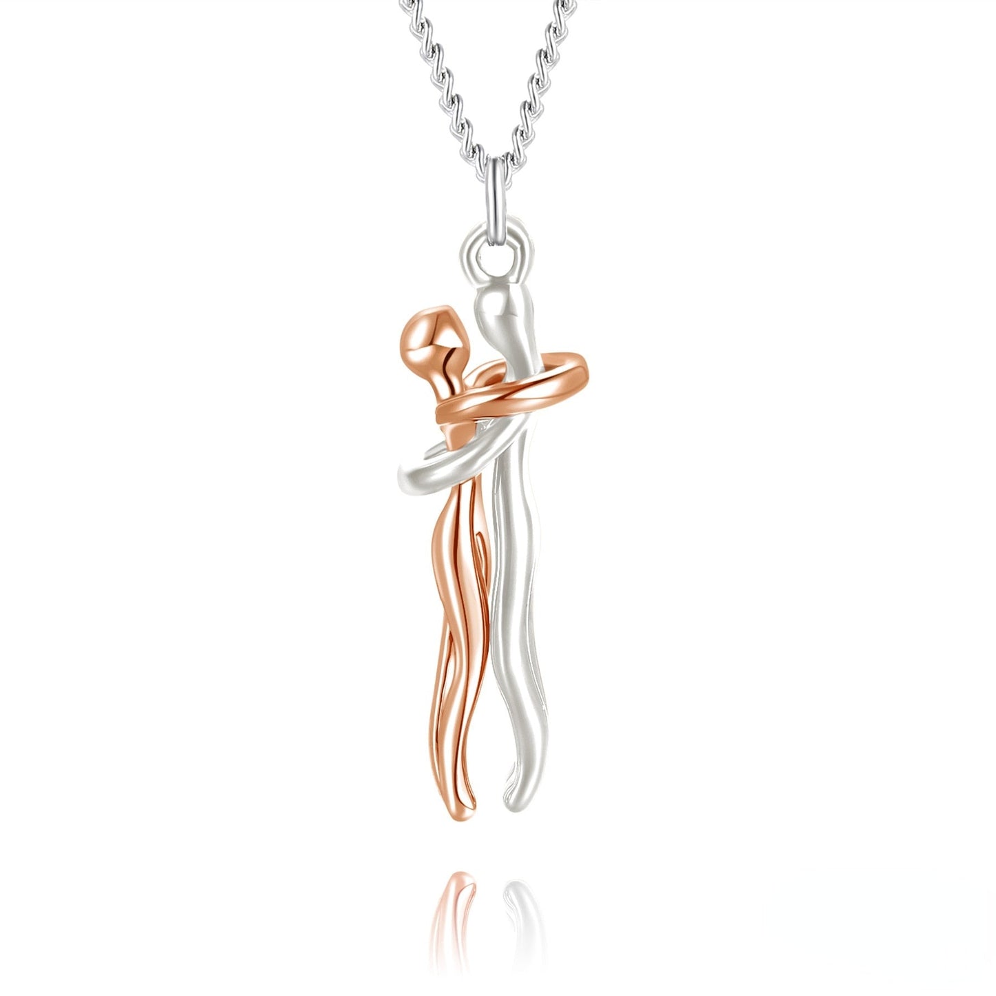 Funki Findz | Necklaces | Unisex Lovers Embrace Hug Necklace