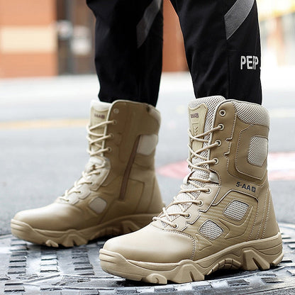 Funki Findz | Boots | Men's Tough Lace Up Hiking Desert Boots