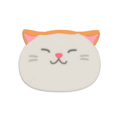 Funki Findz | Coasters | Cute Cartoon Cat Face Cup Mats 6 Pcs