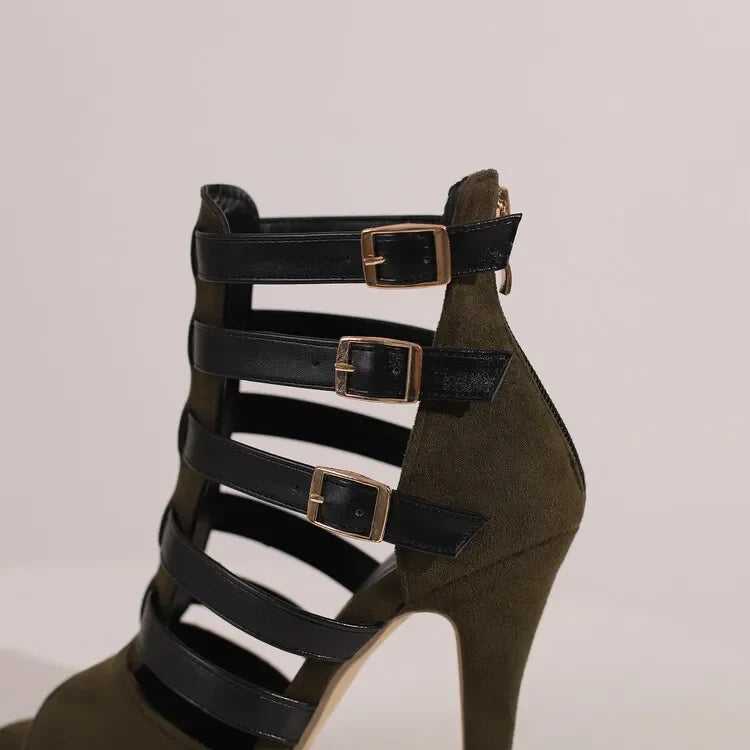 Funki Findz | Shoes | Women's Spike Heel Gladiator Sandals