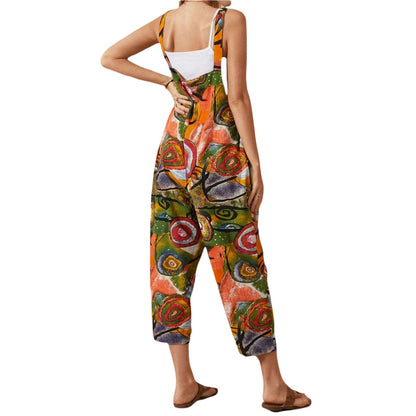 Funki Findz | Pants | Women's Boho Loose Fit Wide Leg Romper