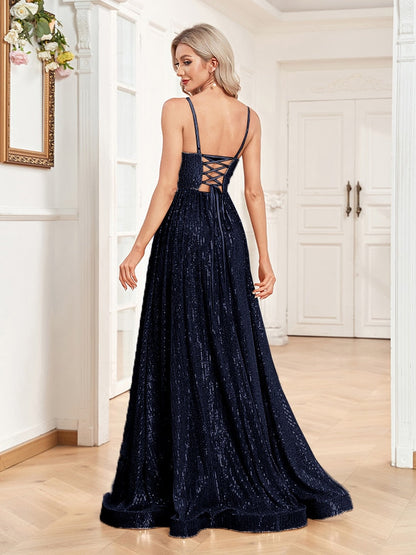 Funki Findz | Dresses | Women's Luxury Strappy Evening Dress