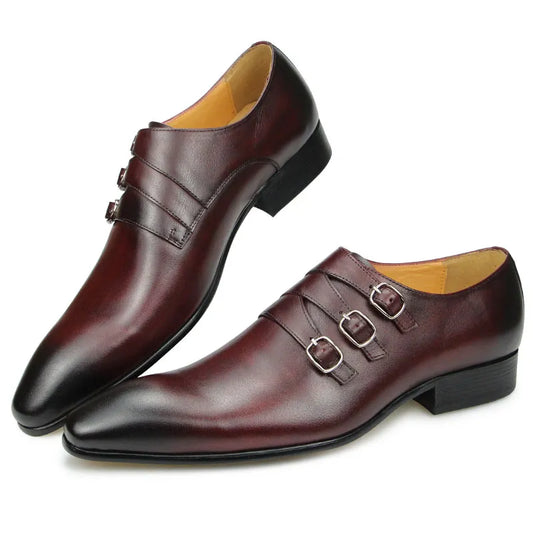 Funki Findz | Shoes | Men's Genuine Leather Pointed Toe Shoes