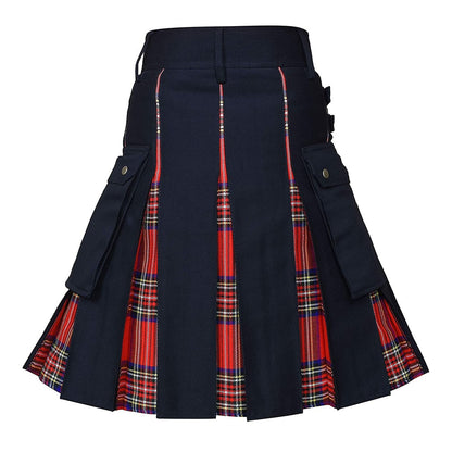 Funki Findz | Skirts | Men's Modern Gothic Punk Plaid Pleated Kilt