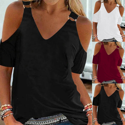 Funki Findz | Shirts | Women's Cut Out Buckle Strap Summer Top
