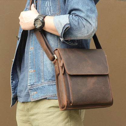 Funki Findz | Bags | Messenger Bags | Men's Leather Crossbody
