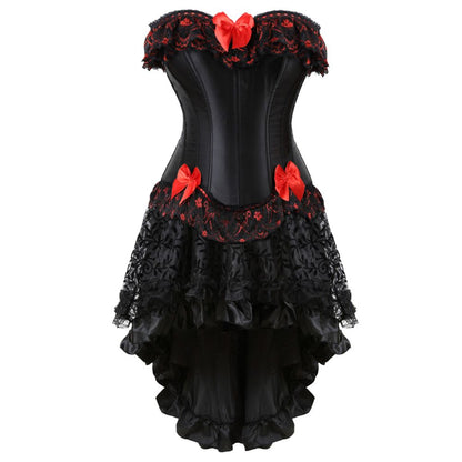 Funki Findz | Dresses | Women's Victorian Gothic Corset Skirt Set