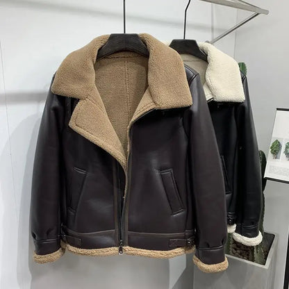 Funki Findz | Jackets | Men's Faux Leather Fleece Bomber Jacket