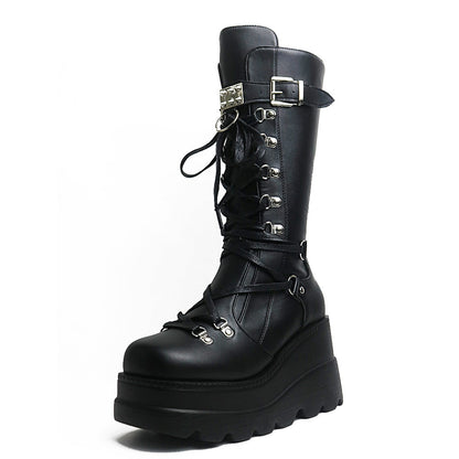 Funki Findz | Boots | Women's New Gothic Style Platform Boots