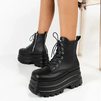 Funki Findz | Boots | Women's Gothic Punk Retro Biker Boots