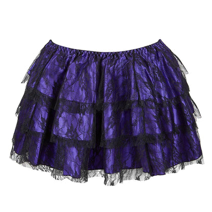 Funki Findz | Dresses | Women's Gothic Satin Lace Corset Dress