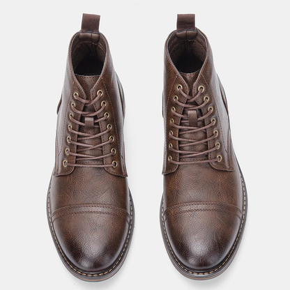 Funki Findz | Boots | Men's Faux Leather Smart Dress Boots